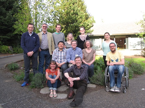 Photograph of the Blue-Green Cities Team in Portland, OR.